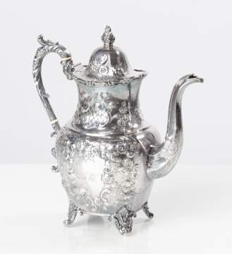 Gale, Dominick, & Haff Sterling Silver Coffee Pot