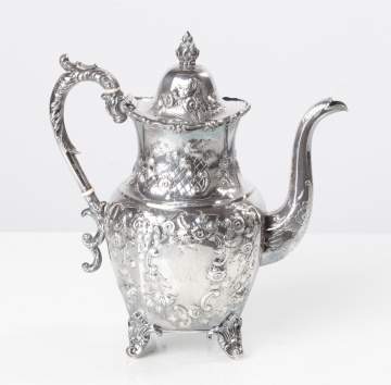 Gale, Dominick, & Haff Sterling Silver Coffee Pot