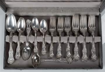 American Sterling Silver King's Pattern Flatware