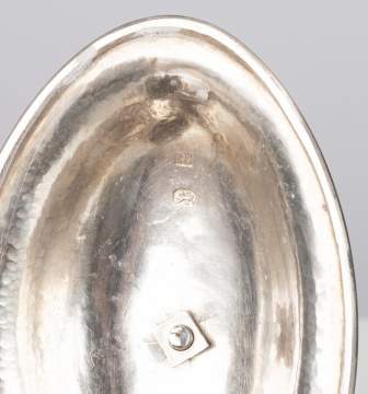 Peter, Ann, & William Bateman (1799-1805) Silver Tea Pot & Tongs