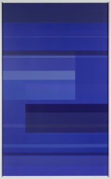 Kate Shepherd (American, b. 1961) "Protest Violet No. 13"