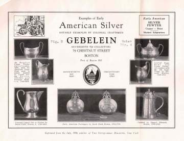 American & English 18th Century Silver Sugar & Creamer