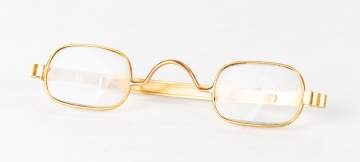 19th Century 18K Gold E. Garrison, John McAllister Eyeglasses