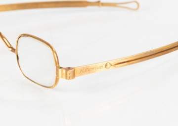 19th Century 18K Gold E. Garrison, John McAllister Eyeglasses