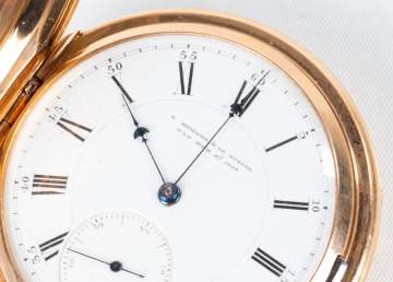 E. Howard & Co. 18K Gold Pocket Watch