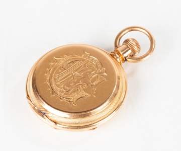 E. Howard & Co. 18K Gold Pocket Watch