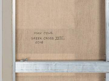 Max Cole (American, b. 1937) "Greek Cross XIII"