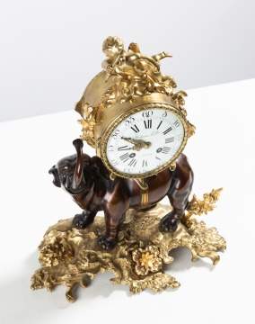 Festeau Le Jeune Louis XVI Style Mantel Clock