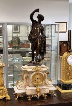 Rare 19th Century French Conical Pendulum Mystery Clock