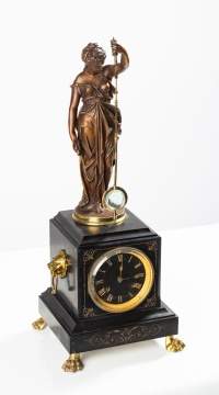 Rare French Conical Mystery Clock