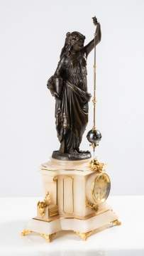 Rare French Conical Mystery Clock