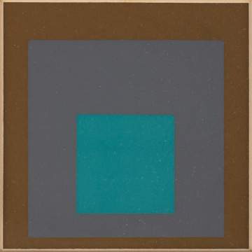 Josef Albers (American/German, 1888-1976) Homage to the Square: 1962 & Mini Edition