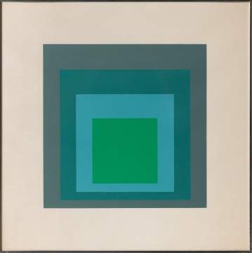 Josef Albers (American/German, 1888-1976) Homage to the Square: 1962 & Mini Edition