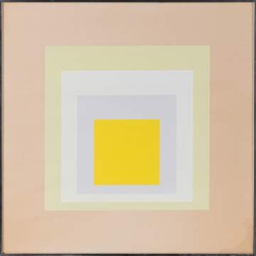 Josef Albers (American/German, 1888-1976) Homage to the Square: 1962 & Mini Edition