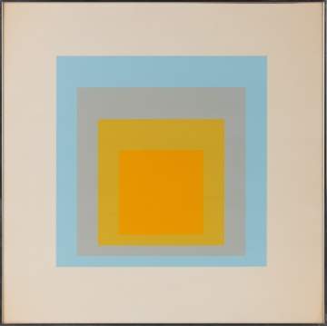 Josef Albers (American/German, 1888-1976) Homage to the Square: 1962 & Mini Edition
