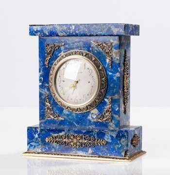 Tiffany & Co. Lapis Lazuli Desk Clock