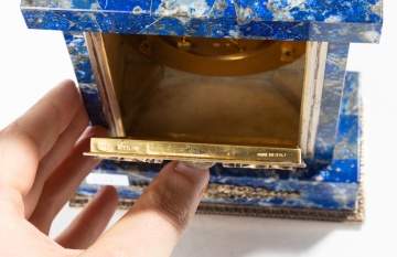Tiffany & Co. Lapis Lazuli Desk Clock