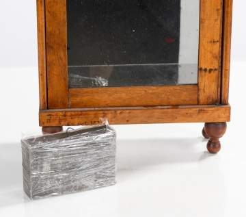 Rare Miniature Iron Plate Shelf Clock