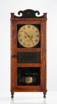 Rare Iron Plate Shelf Clock