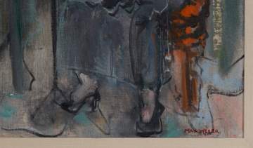 Max Weber (American, 1881-1961) Guitarist