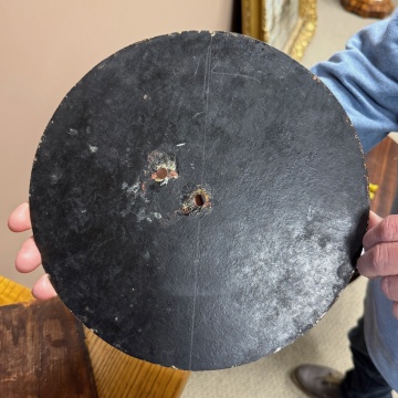 Lemuel Curtis Mahogany Federal Banjo Clock