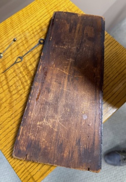 Lemuel Curtis Mahogany Federal Banjo Clock