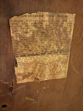 Fine & Rare Aaron Willard Bridal Shelf Clock