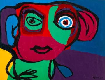 Karel Appel (Dutch, 1921-2006) Little Smile (Personages Portfolio)