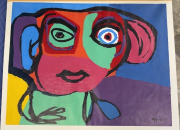 Karel Appel (Dutch, 1921-2006) Little Smile (Personages Portfolio)