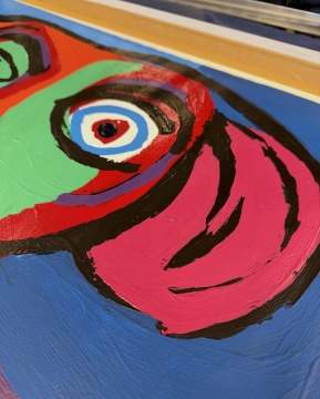 Karel Appel (Dutch, 1921-2006) Little Smile (Personages Portfolio)