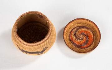 Fine Makah Miniature Basket