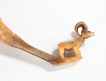 Native American Buffalo & Sheep's Horn Spoons
