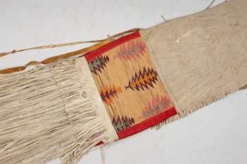 Plateau Nez Perce Corn Husk Saddle Throw
