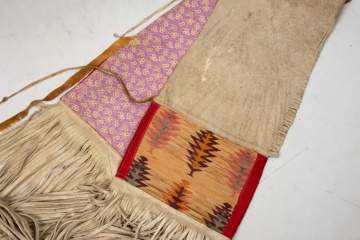 Plateau Nez Perce Corn Husk Saddle Throw