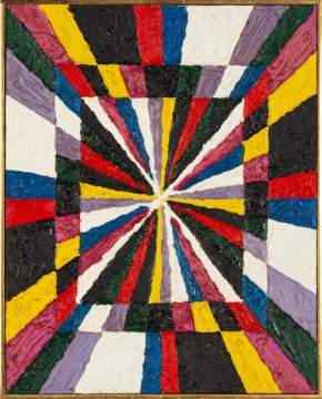 Alfred Jensen (Guatemalan, 1903-1981) "Magic Star II"