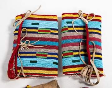 Crow Plateau Moccasins & Cuff Armbands