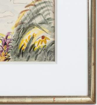 Charles Ephraim Burchfield (American, 1893-1967) "May Wind and Hay"