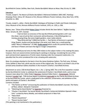 Charles Ephraim Burchfield (American, 1893-1967) "May Wind and Hay"