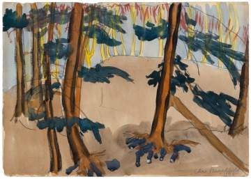 Charles Ephraim Burchfield (American, 1893-1967) Landscape