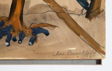 Charles Ephraim Burchfield (American, 1893-1967) Landscape