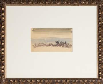 Charles Ephraim Burchfield (American, 1893-1967) Watercolor, May 1916