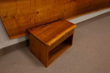 Mira Nakashima (American, b. 1942) Headboard & Nightstands