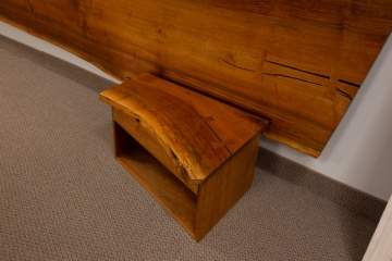 Mira Nakashima (American, b. 1942) Headboard & Nightstands