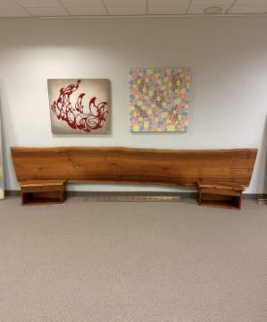 Mira Nakashima (American, b. 1942) Headboard & Nightstands