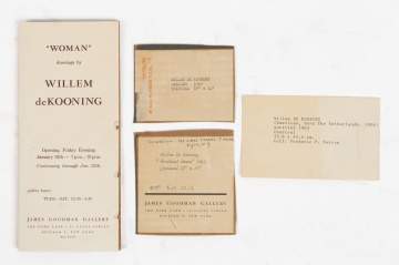 Willem de Kooning (Dutch-American, 1904-1997) Study of a Woman