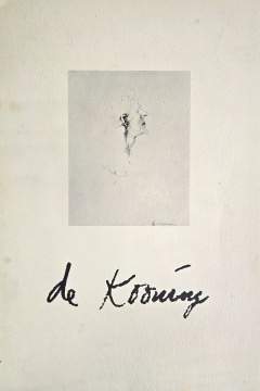 Willem de Kooning (Dutch-American, 1904-1997) Study of a Woman