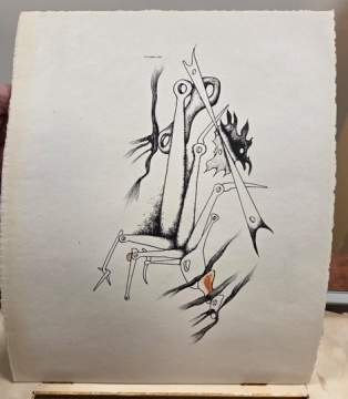 Yves Tanguy (American/French, 1900-1955) "Composition"