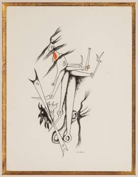 Yves Tanguy (American/French, 1900-1955) "Composition"