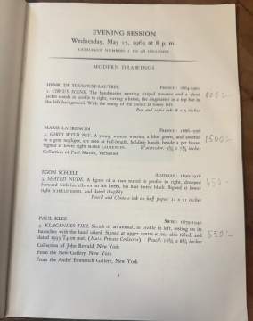 Paul Klee (German, 1879-1940) "Klagende Tier"