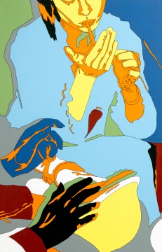 Lisa Ruyter (American, b. 1968) "My Blue Heaven"